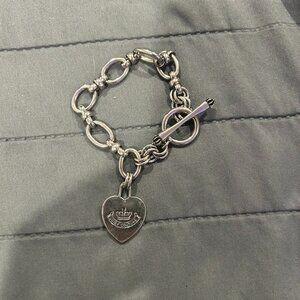 Juicy Couture heart toggle necklace